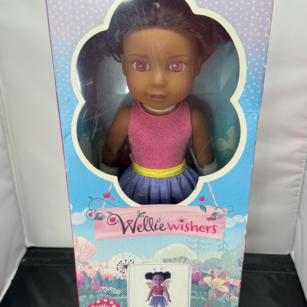 AMERICAN GIRL DOLL Wellie Wishers 14.5-inch Kendall with Pink Leotard NEW!!